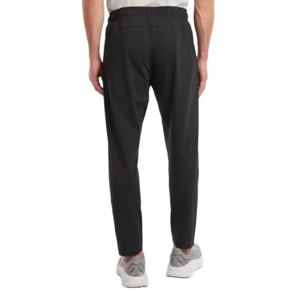 RVCA Mens Active Pant Black Size Large Slim Fit Tapered Jogger NEW